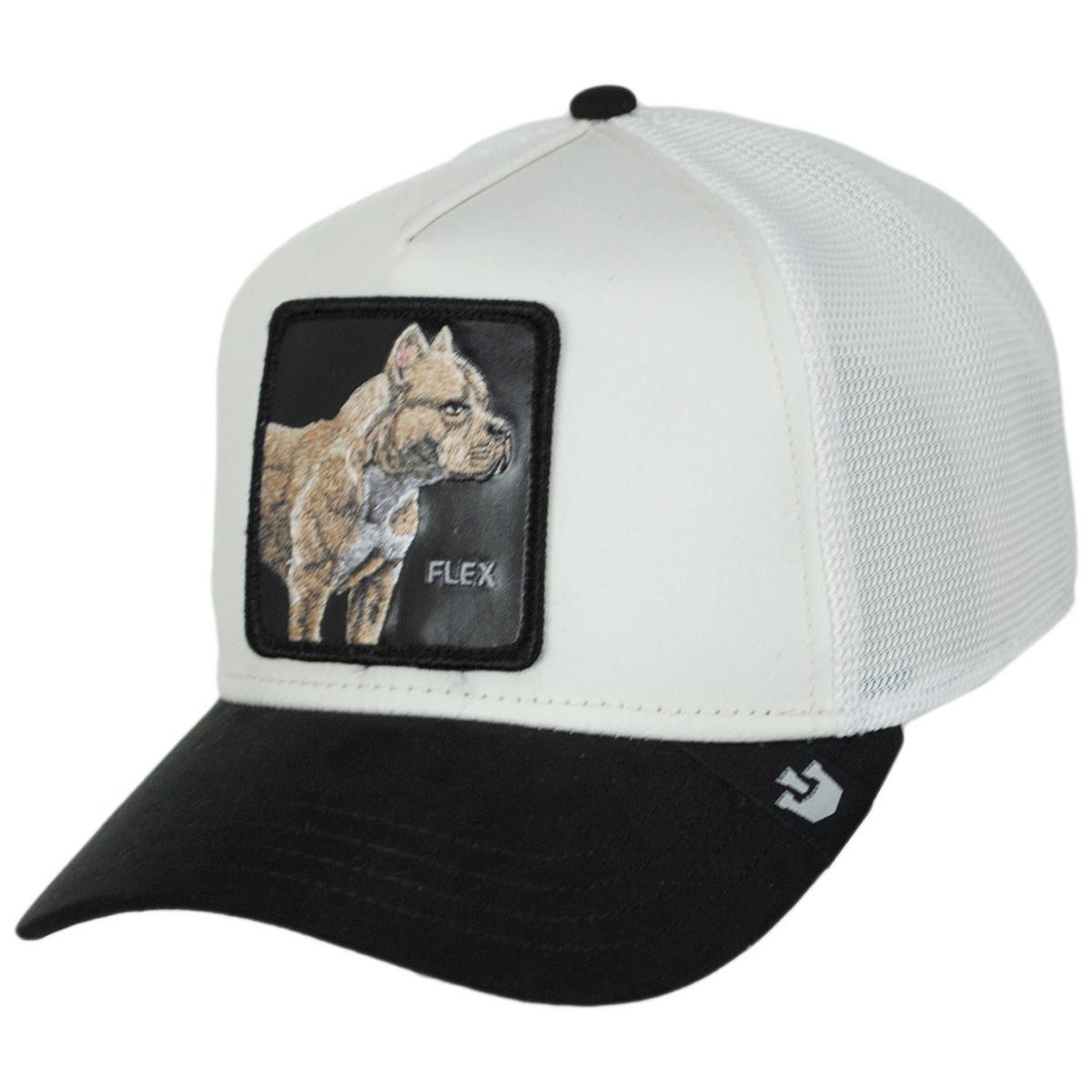 Goorin Bros | Pitbull Micro Suede Mesh Trucker Snapback Baseball Cap | 200662 | lead | CREAM