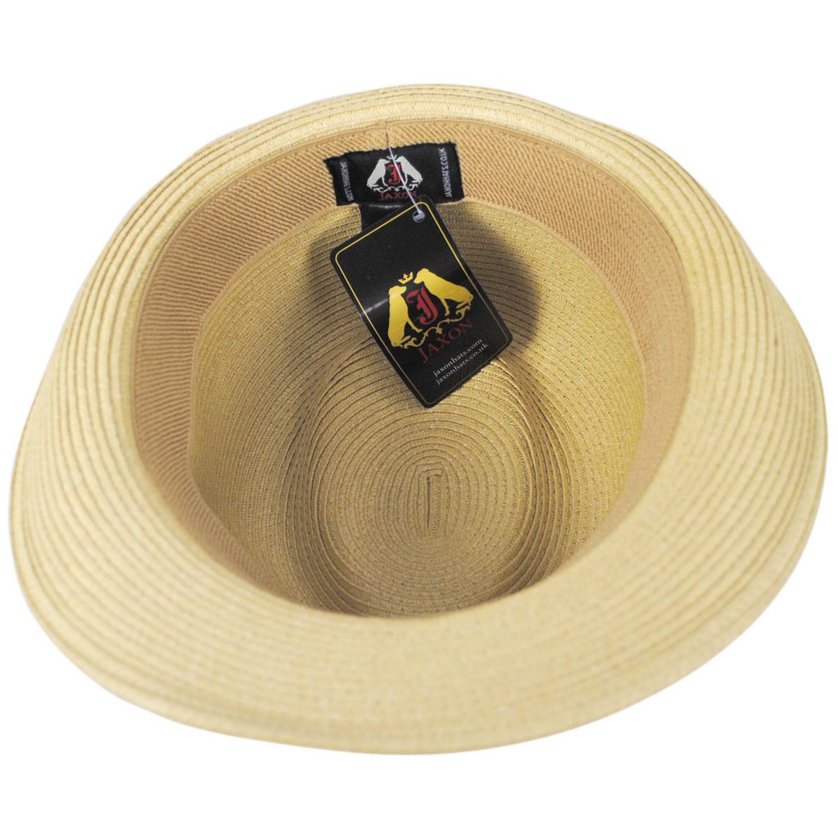 Jaxon Hats | Wholesale Ridley Toyo Straw Trilby Fedora Hat B2B Pre-Pack | B2B129000 | under | NATURAL