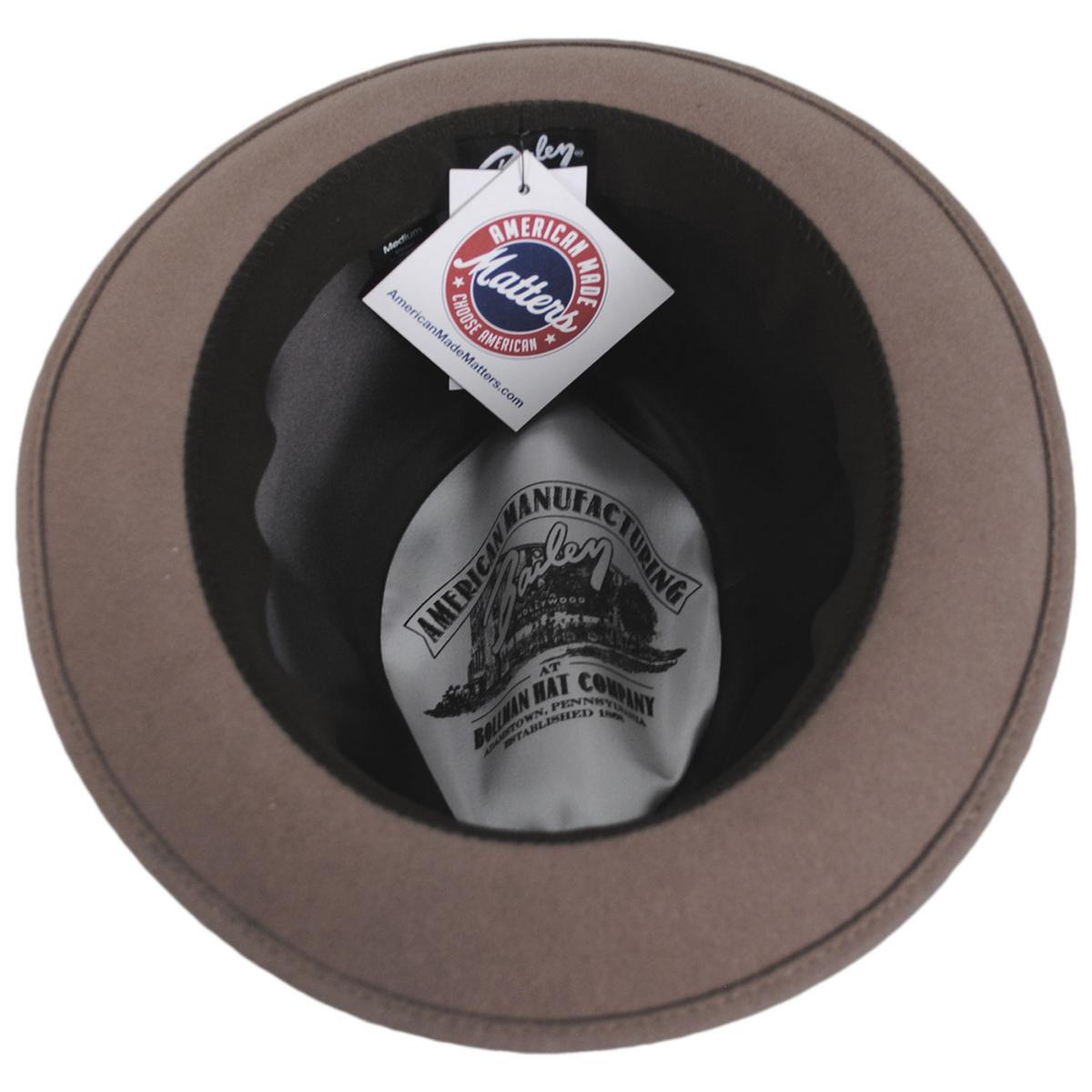 Bailey 1922 | Bogan Elite Wool Felt Fedora Hat - Classic | 130167 | under | ALMOND