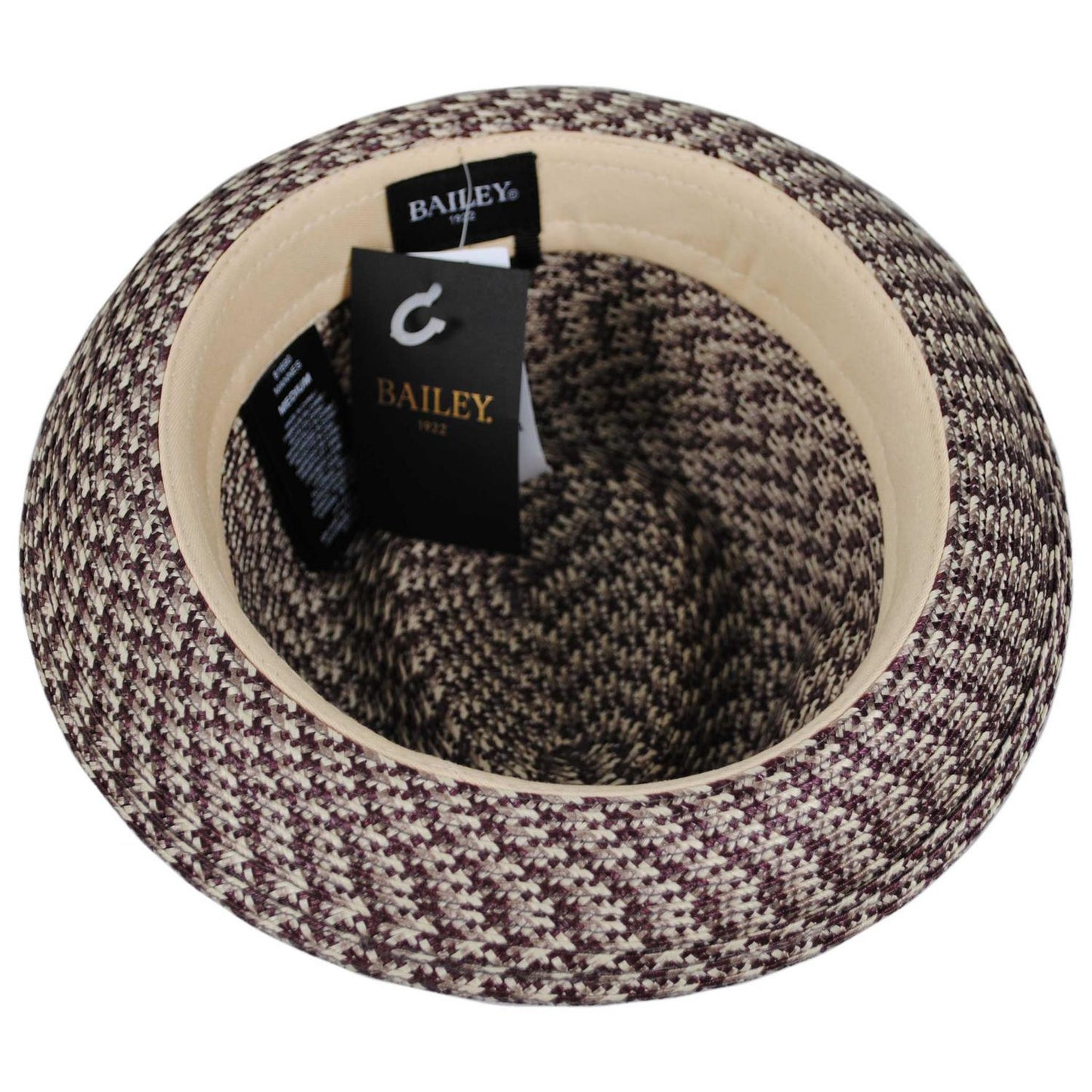 Bailey 1922 | Mannes Poly Braid Fedora Hat - Fashion Colors | 127844A | under | AMPHORA MULTI