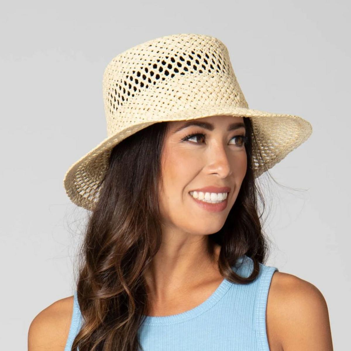 San Diego Hat Company | In The Clouds Toyo Straw Bucket Hat | 103674 | lsfone | NATURAL