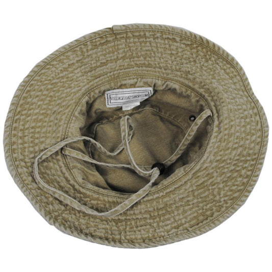 Village Hat Shop | VHS Cotton Booney Hat | 186650 | under | KHAKI