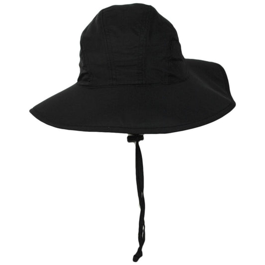 Scala | Floreniza Nylon Camper Hat | 106406 | front | BLACK