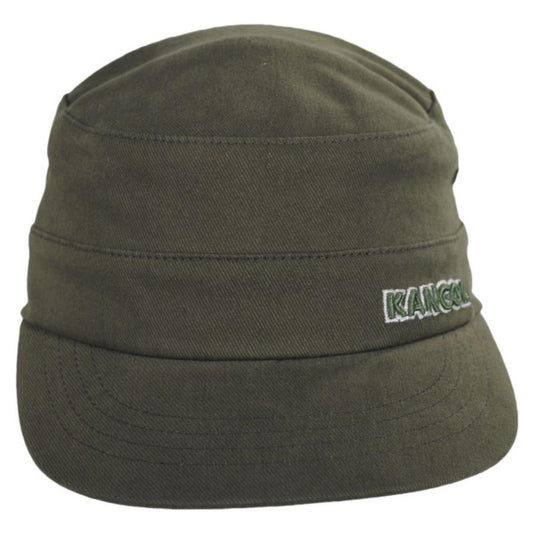 Kangol | Flexfit Cotton Twill Army Cap | 201110 | front | GREEN