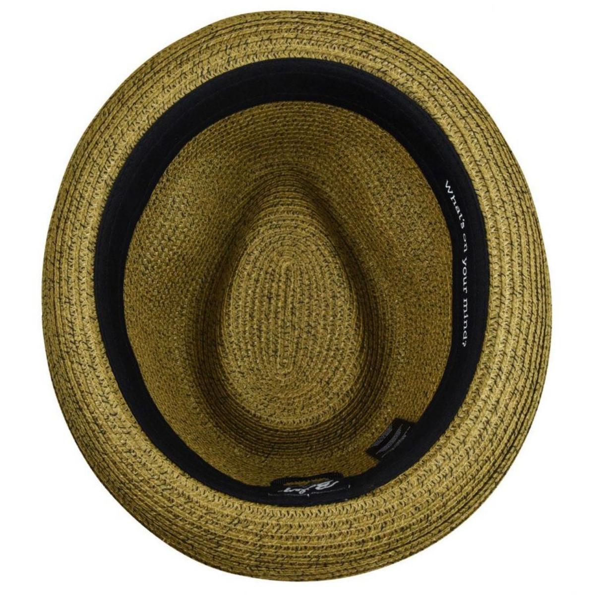 Bailey 1922 | Billy Braided Toyo Straw Fedora Hat | 127843A | under | COCONUT