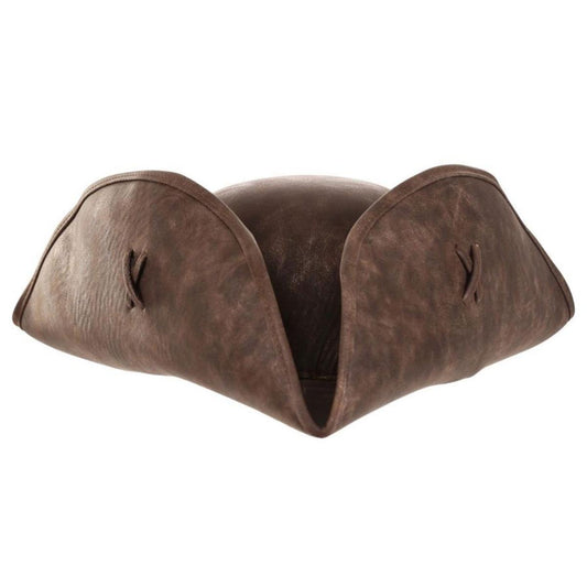 Disney | Pirates of the Caribbean Pirate Jack Tricorn Hat | 190499 | front | BROWN