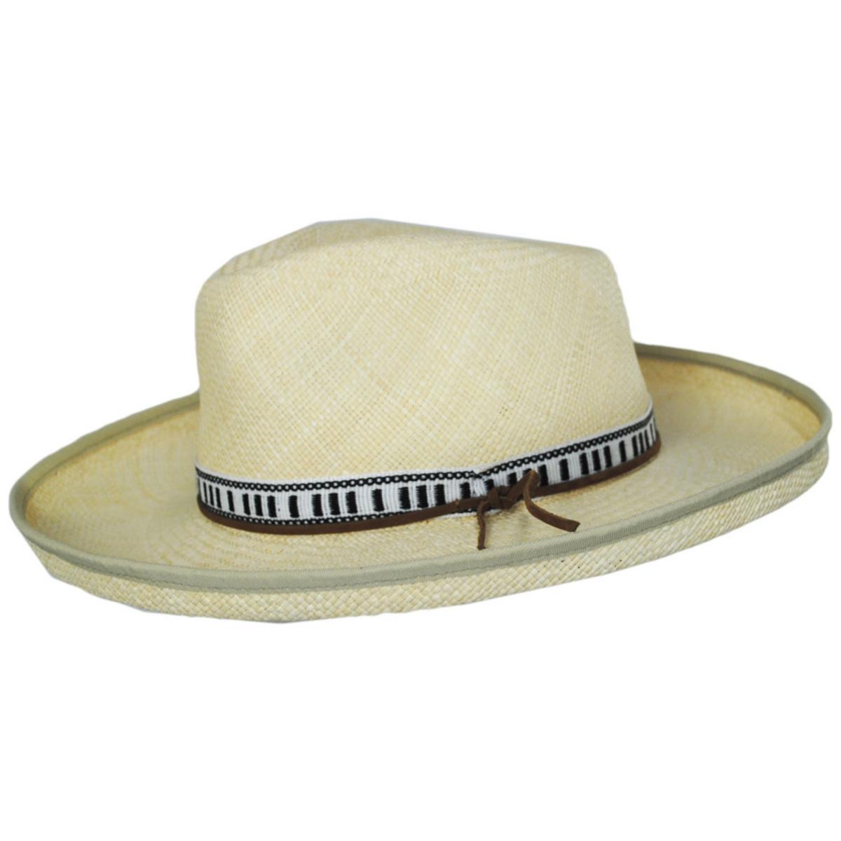 Bigalli | Huck Panama Straw Fedora Hat | 129236 | profile | NATURAL