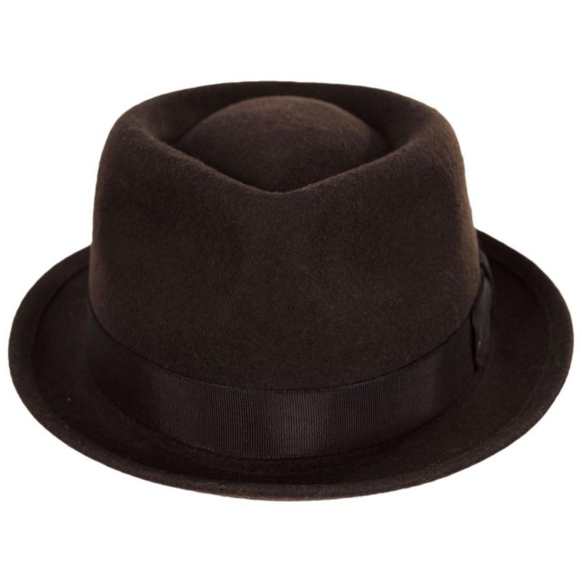 Kid's Wool Felt C-Crown Trilby Fedora Hat