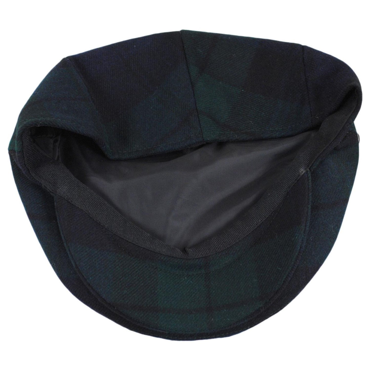 Baskerville Hat Company | Somerset Wool Plaid Ivy Cap | 167674 | under | NAVY/GREEN