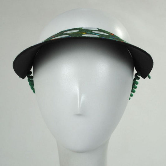 The Incredible Sunvisor | Springlace Golf Sunvisor | 196354 | front | GREEN