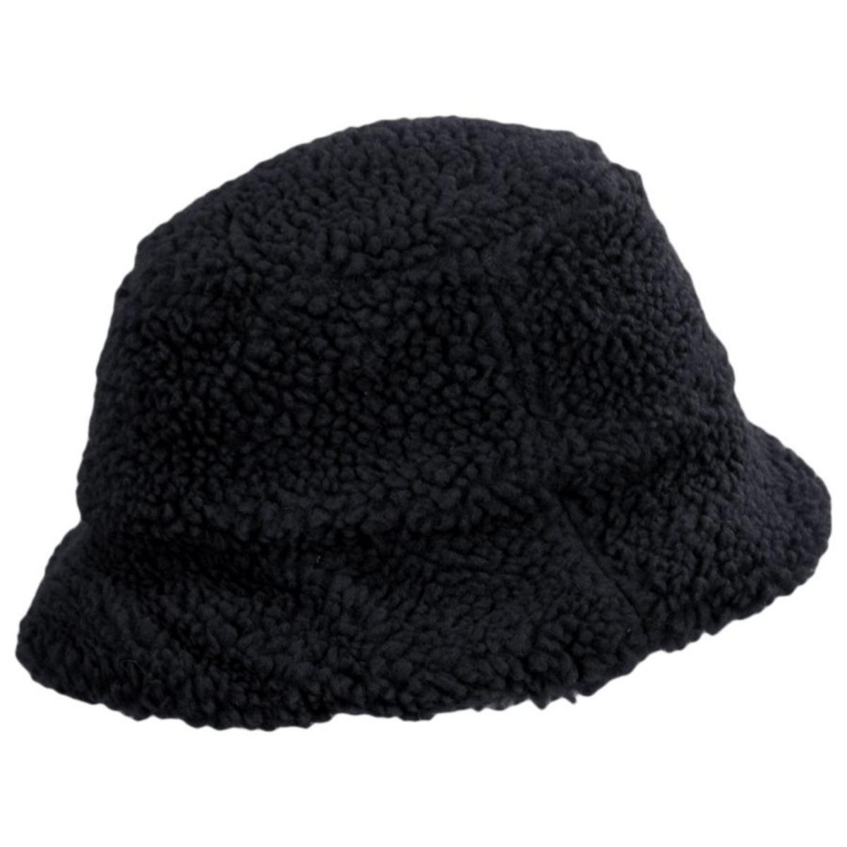 Scala | Kirsten Berber Fleece Bucket Hat | 106431 | profile | BLACK