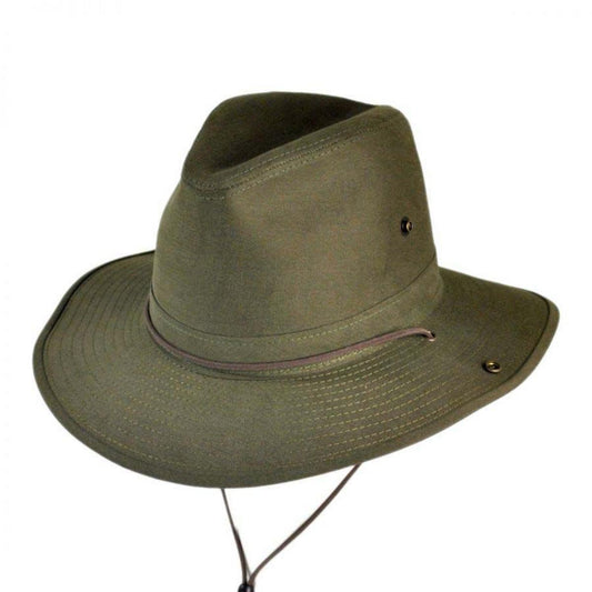 Henschel | Cotton Twill Aussie Hat | 140335 | lead | GREEN