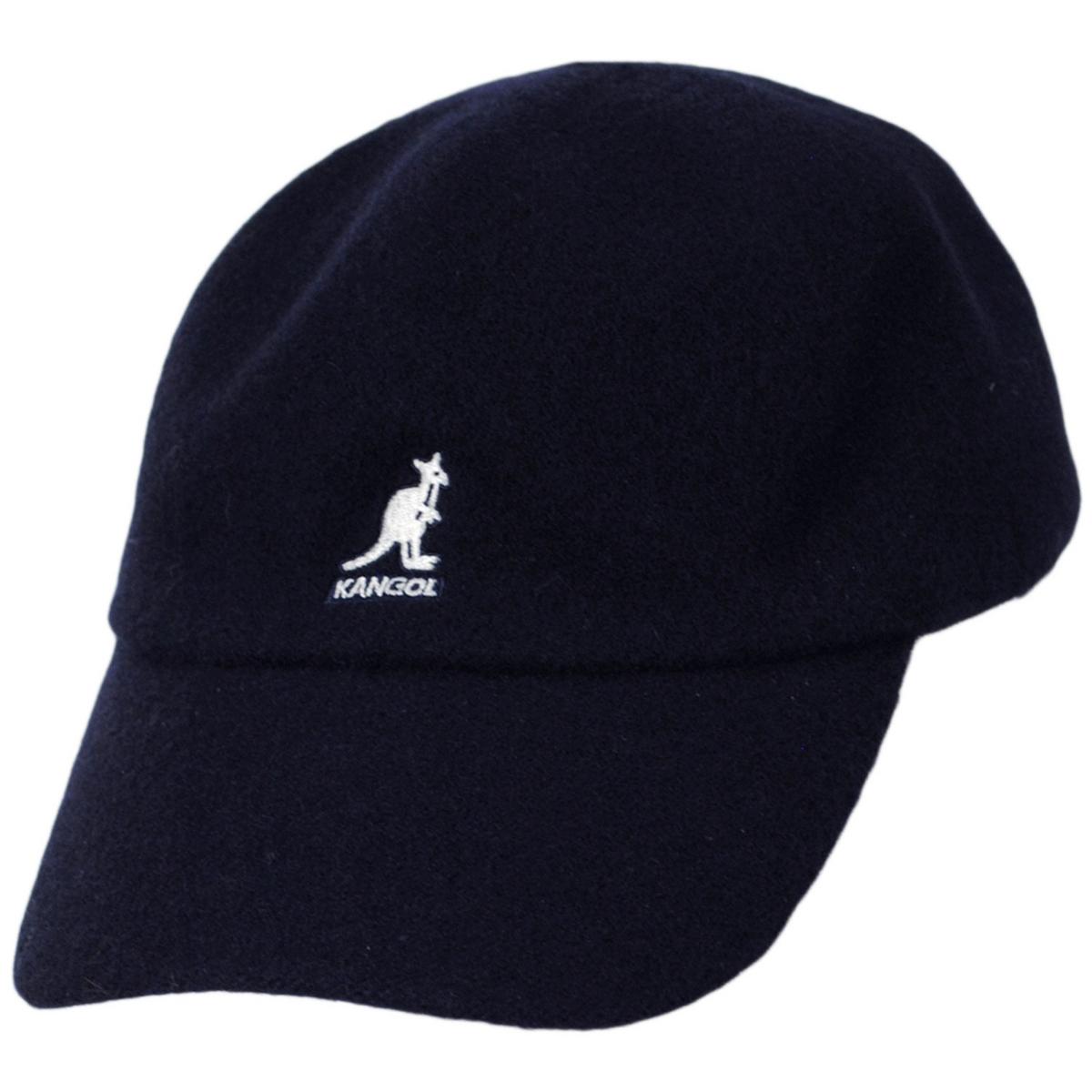 Kangol | Wool Spacecap Fitted Baseball Cap | 201106 | lead | DARK BLUE
