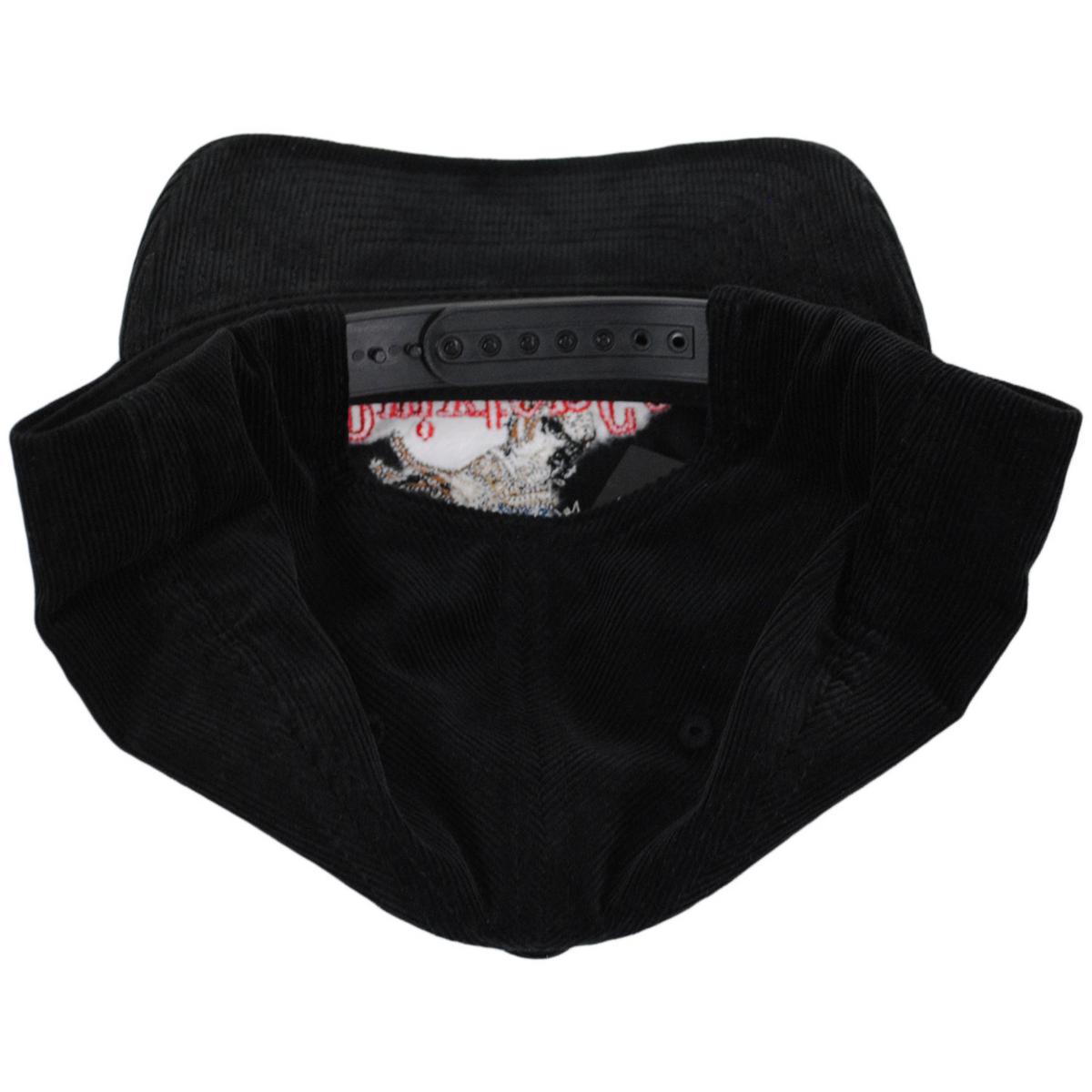 BRIXTON HATS | Inwood MP Snapback Baseball Cap | 201856 | under | BLACK