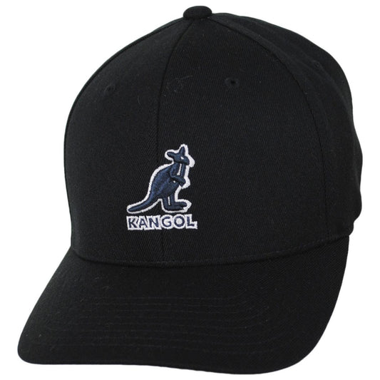 Kangol | 3D Logo Flexfit Fitted Baseball Cap | 201150 | lead | BLACK/BLACK