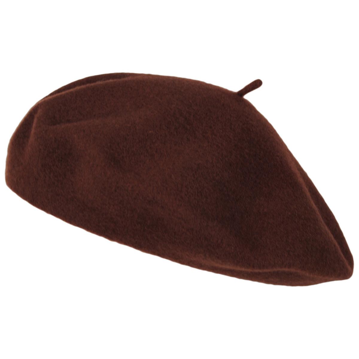 Parkhurst | Classic Wool Beret | 151124 | lead | COFFEE BEAN