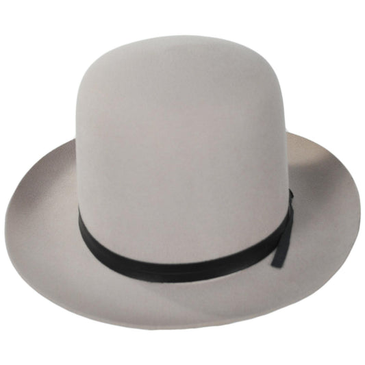 Bailey 1922 | Nomad Shapeable Open Crown Rollable Fedora Hat | 130320 | front | SILVERBELLY