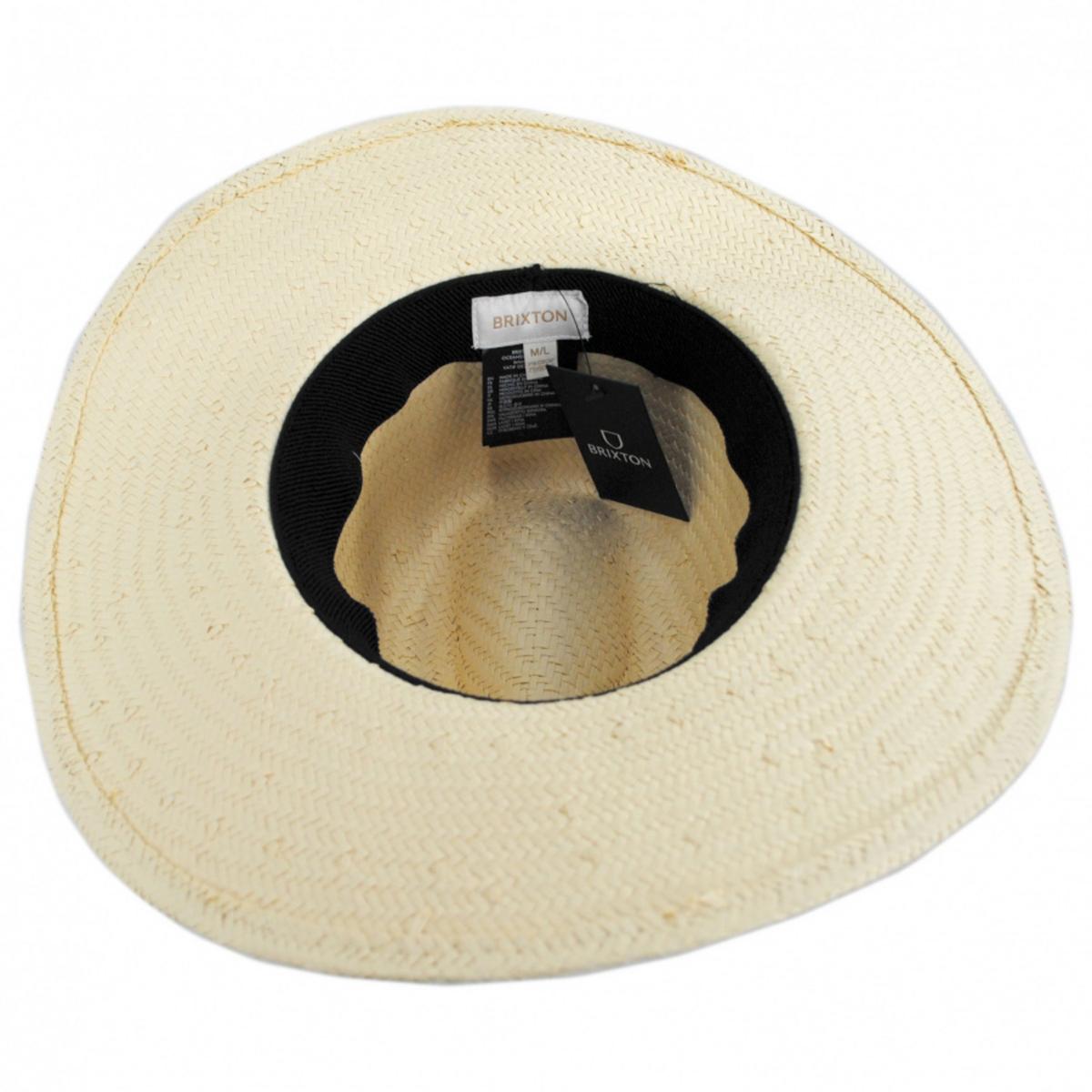 BRIXTON HATS | Seaside Toyo Straw Fedora Hat | 104044 | under | NATURAL