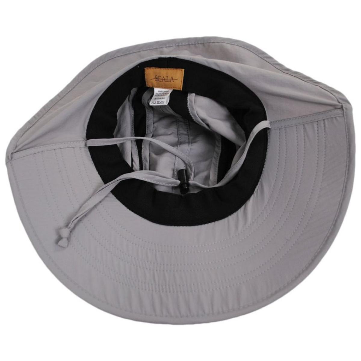 Scala | Natalie Nylon Trail Hat | 106435 | under | SLATE