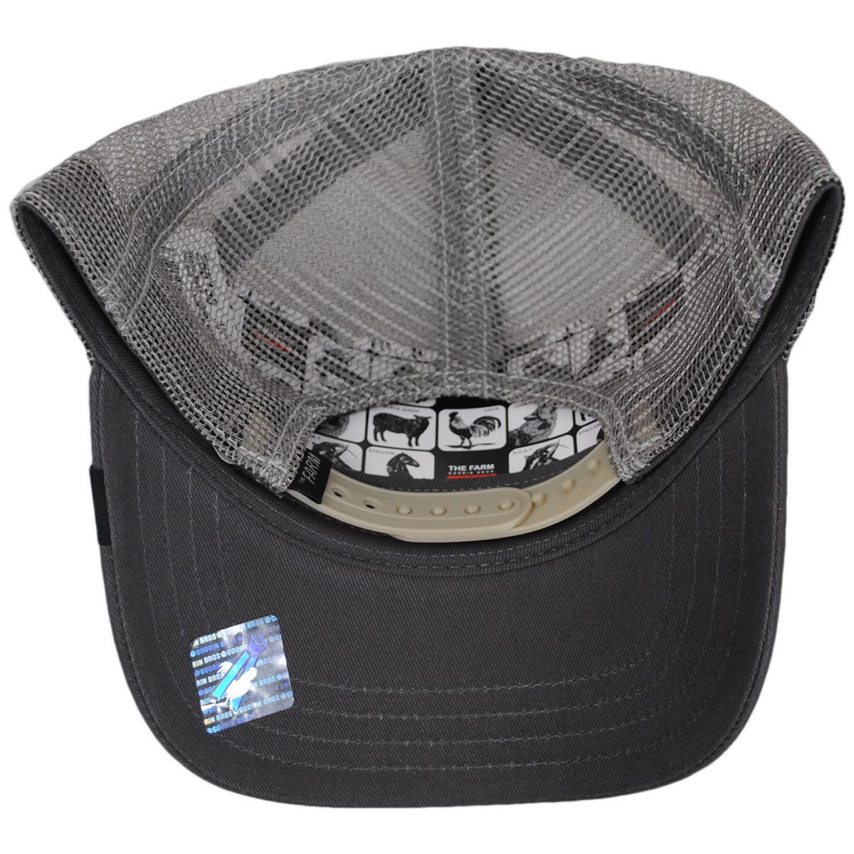 Goorin Bros | Bandit Mesh Trucker Snapback Baseball Cap | 200449 | under | GRAY