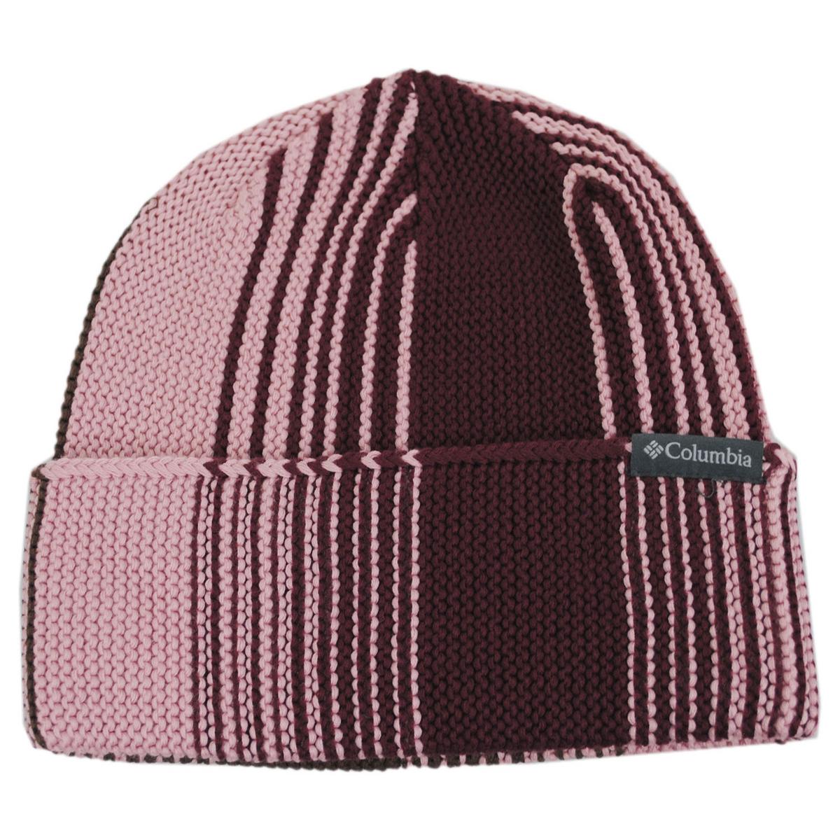 Columbia Sportswear | Alder Springs Cotton Knit Beanie Hat | 500745 | lead | RICH WINE