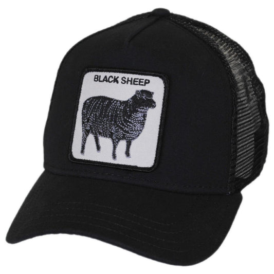 Goorin Bros | Black Sheep Mesh Trucker Snapback Baseball Cap | 200486 | lead | BLACK