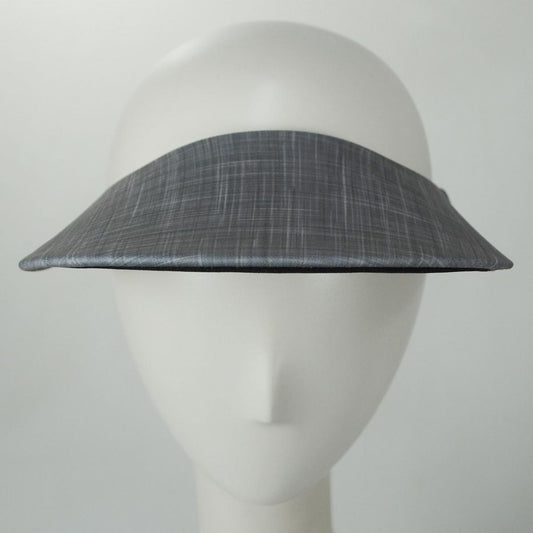 No Headache | Linen Midsize Visor | 195910 | front | CHARCOAL GREY