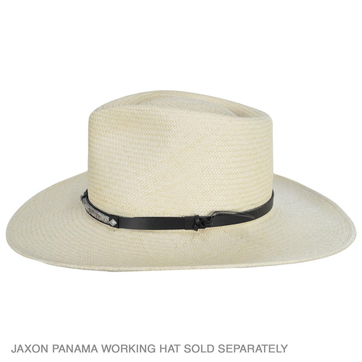 Scala | Cow Hair & Hide with Concho & Studs Leather Hat Band | 602108 | profile | BROWN