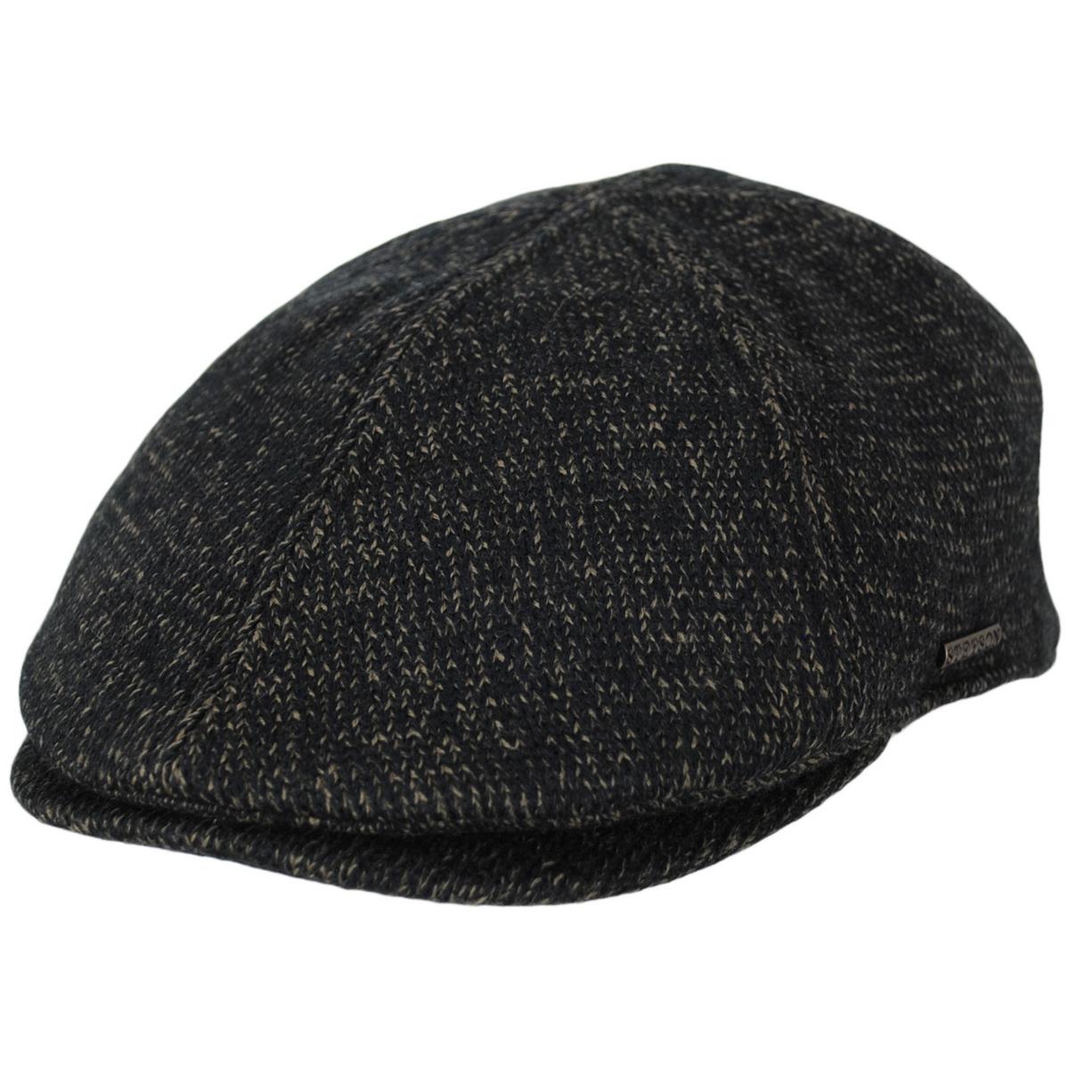 Stetson | Windygates Cotton Blend Duckbill Ivy Cap | 160289 | lead | BLACK