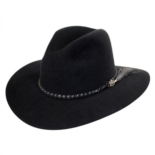 Biltmore | Crossroads 6X Fur Felt Western Hat | 130235 | lead | BLACK