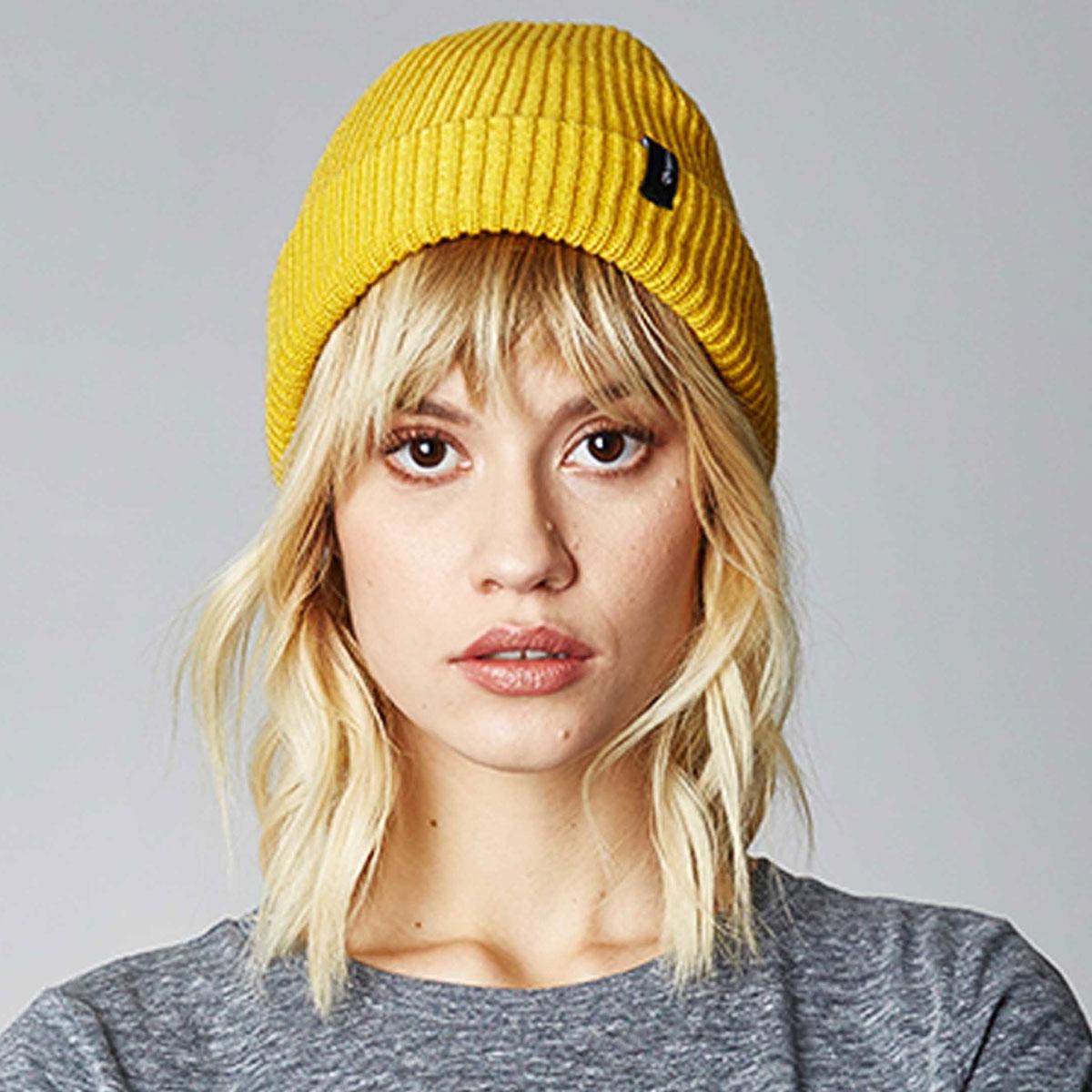 BRIXTON HATS | Heist Knit Beanie Hat | 502706 | lsfone | MUSTARD