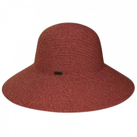 Betmar | Gossamer Packable Straw Sun Hat | 101128 | lead | TROPICAL MULTI