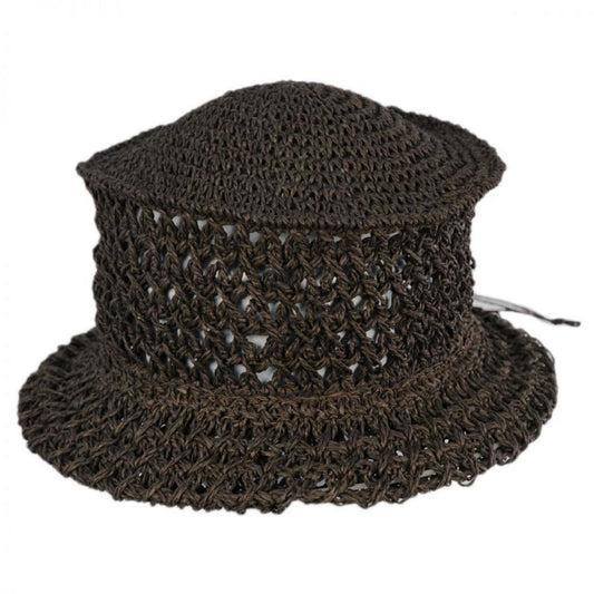 Karen Keith | Veggie Fiber Straw Topper Hat | 102230 | lead | BROWN