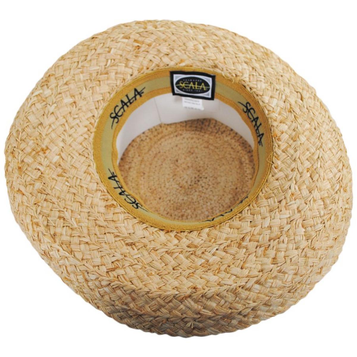 Scala | Rockport Raffia Big Brim Sun Hat | 101400 | under | NATURAL