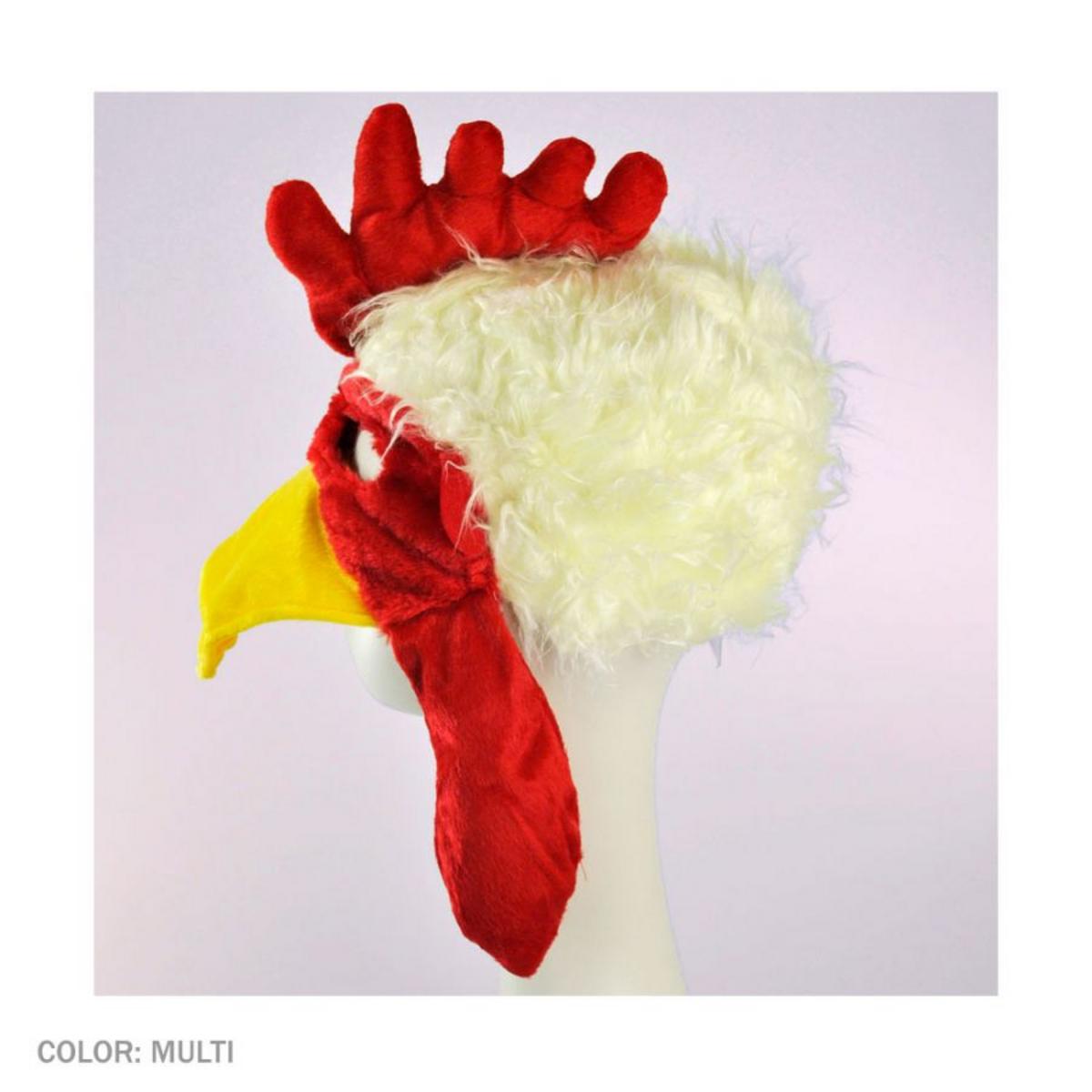 Jacobson | Chicken Face Mask Hat | 191591 | profile | MULTI