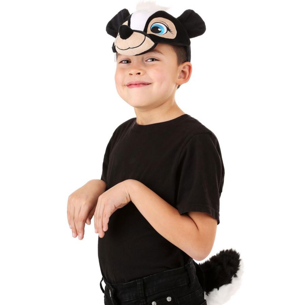 Disney | Bambi Flower Plush Headband & Tail Kit | 190413 | profile | BLACK/WHITE