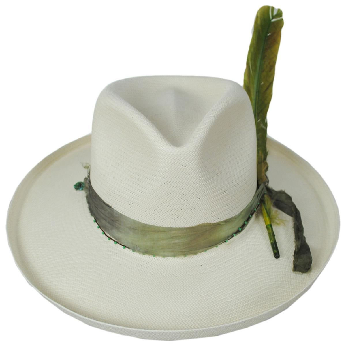 Stetson | Free Thinker Shantung Straw Fedora Hat | 127053 | front | NATURAL
