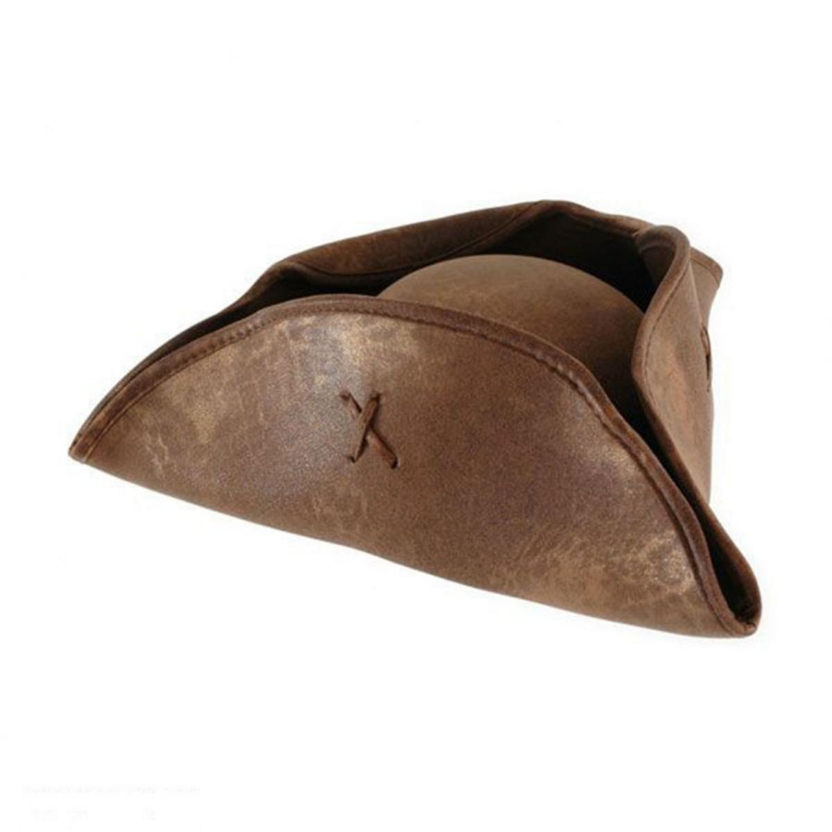 Disney | Pirates of the Caribbean Jack Sparrow Tricorn Hat | 190362 | lead | BROWN