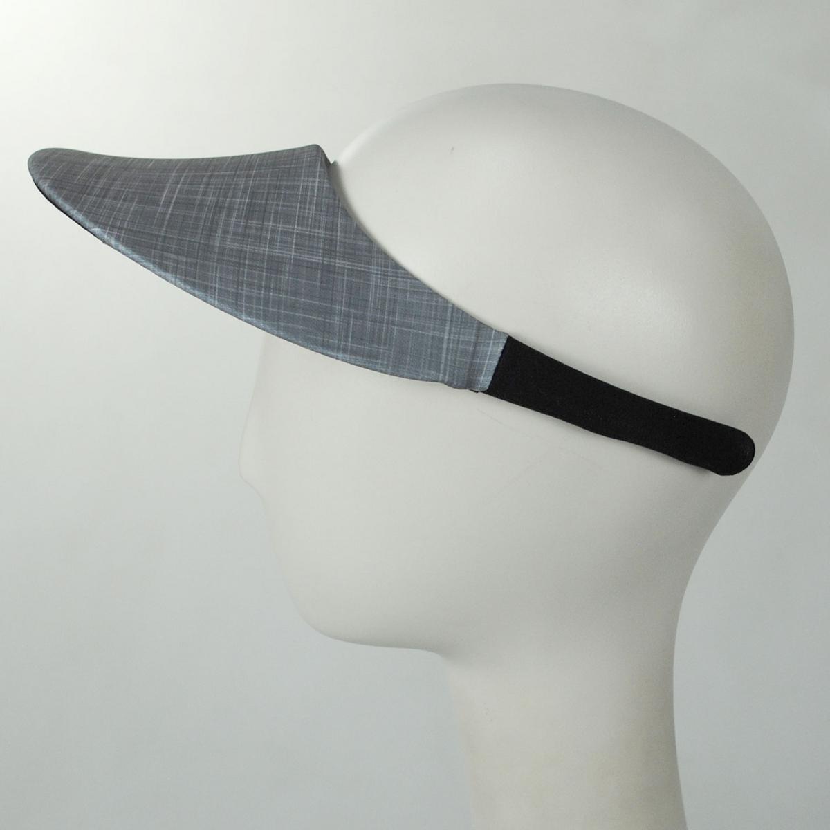 No Headache | Linen Midsize Visor | 195910 | profile | CHARCOAL GREY