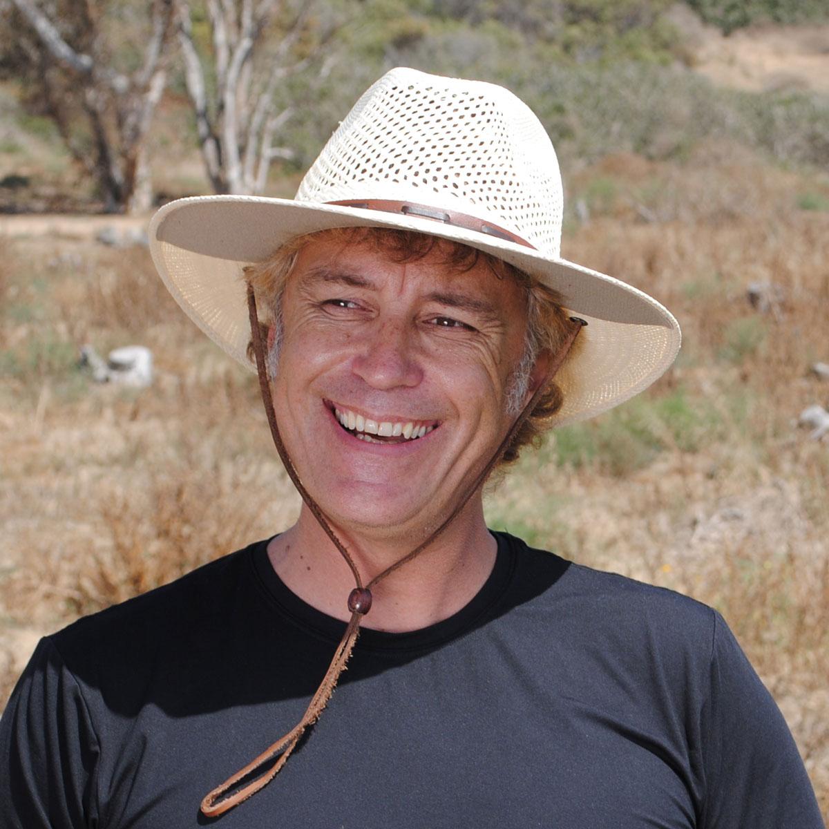 Stetson | Airway Panama Straw Safari Fedora Hat | 126920 | lsmthree | NATURAL