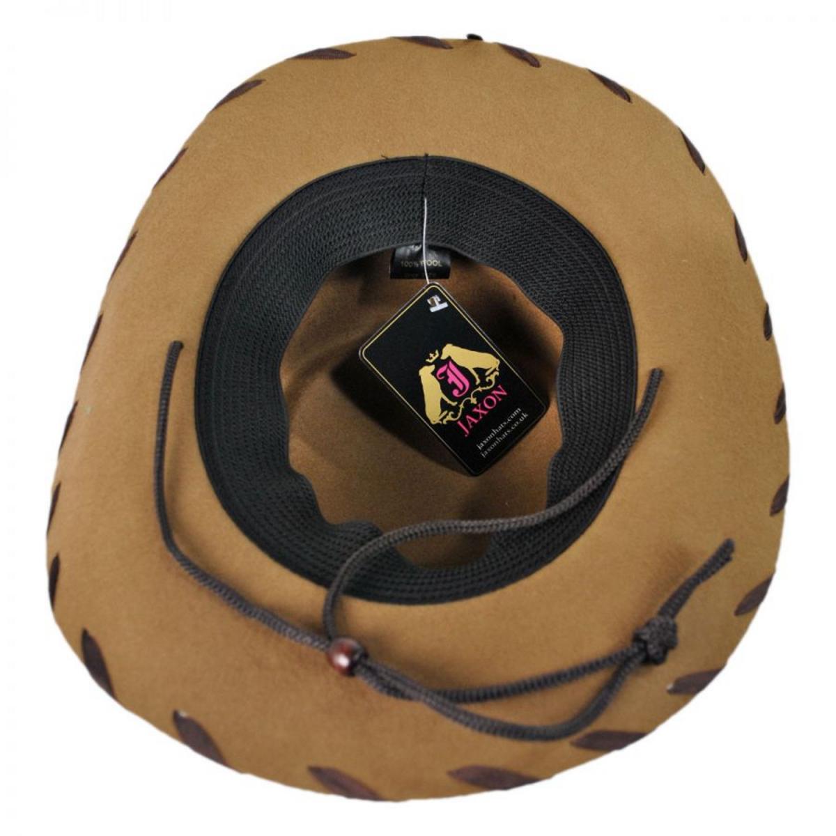 Jaxon Hats | Kid's Classic Wool Felt Cowboy Hat | 507000 | under | TAN