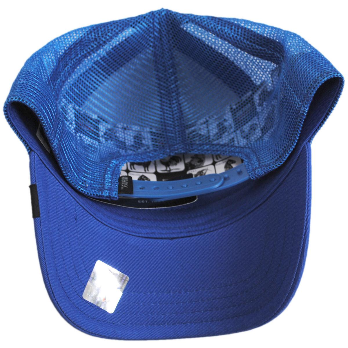 Goorin Bros | Puff Mesh Trucker Snapback Baseball Cap | 200446 | under | BLUE