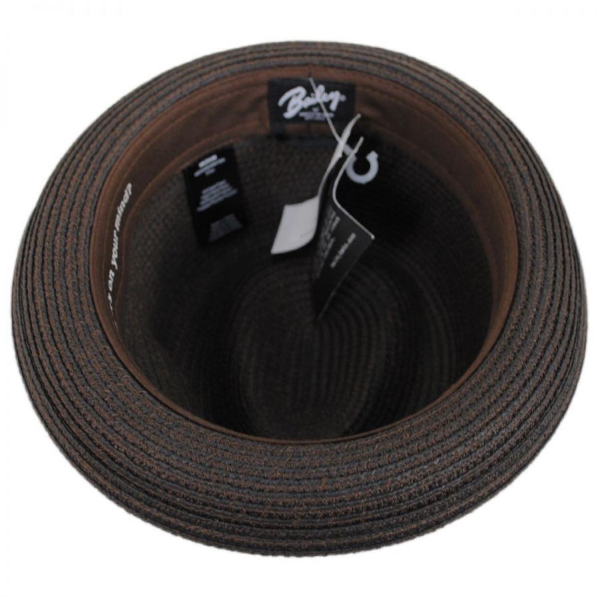 Bailey 1922 | Billy Braided Toyo Straw Fedora Hat - Classic Colors | 127843 | under | ESPRESSO