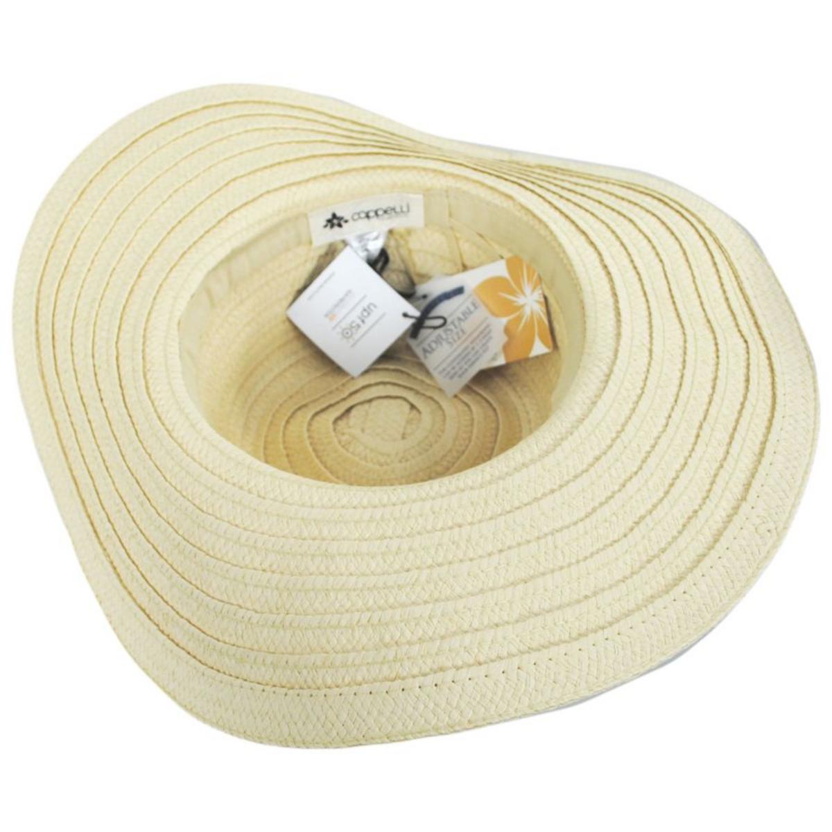 Cappelli | Perdido Toyo Braid Swinger Sun Hat | 101262 | under | NATURAL