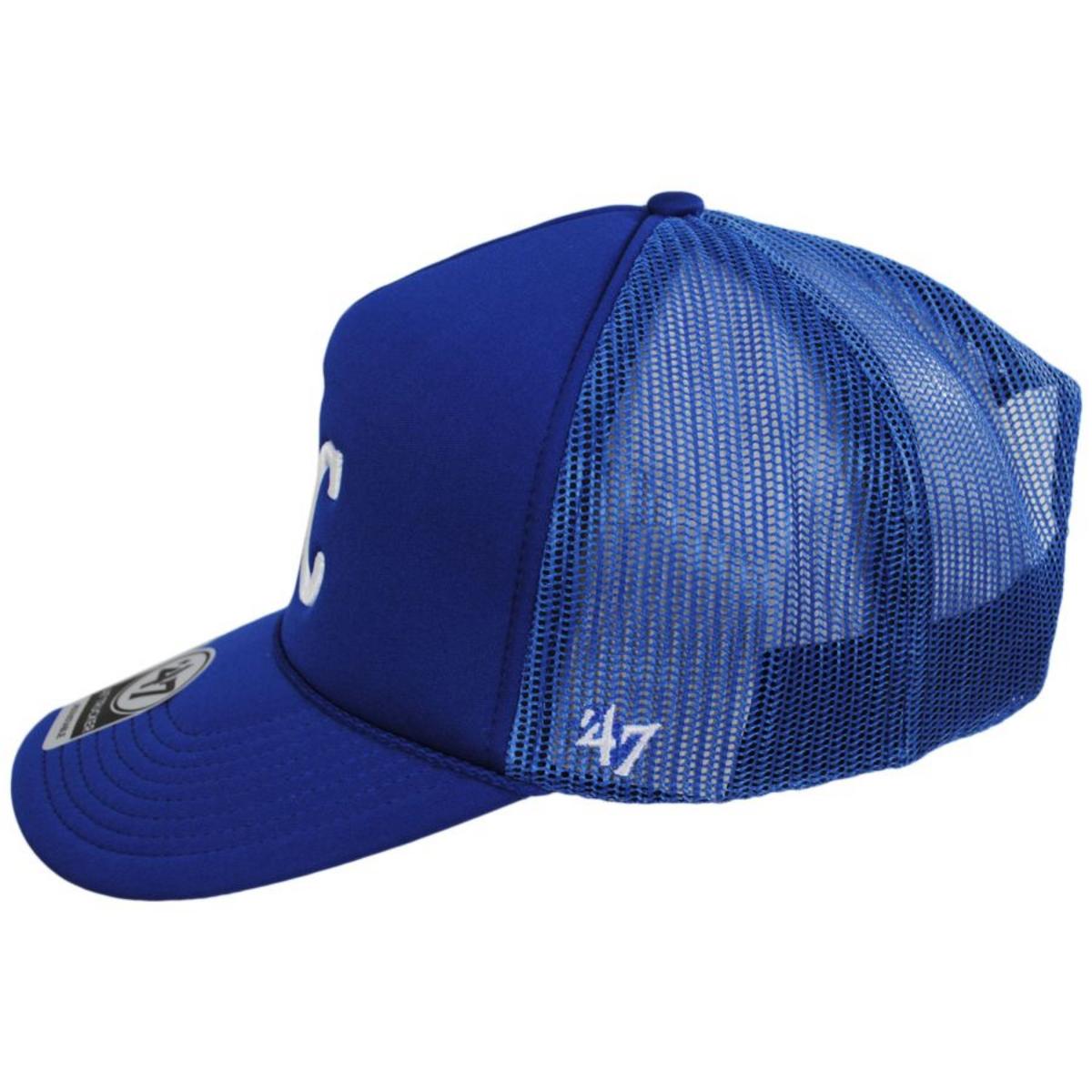 47 Brand | Kansas City Royals MLB Foam Mesh Trucker Snapback Baseball Cap | 203427 | profile | ROYAL