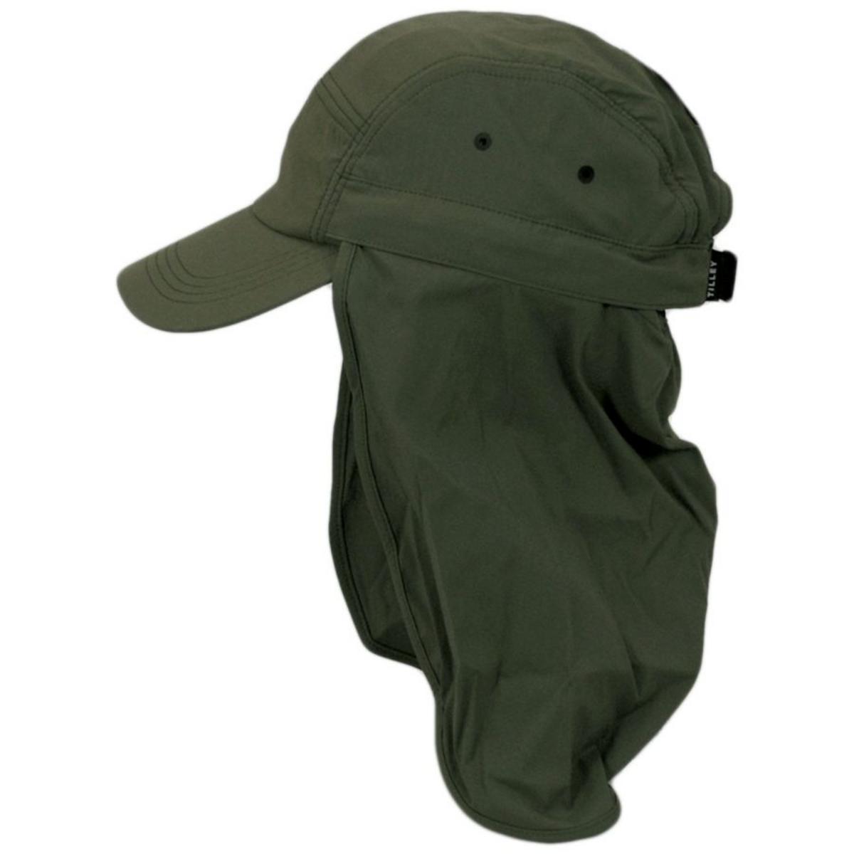 Tilley Endurables | Ultralight DWR Sunshield Neck Flap Baseball Cap | 400844 | profile | OLIVE