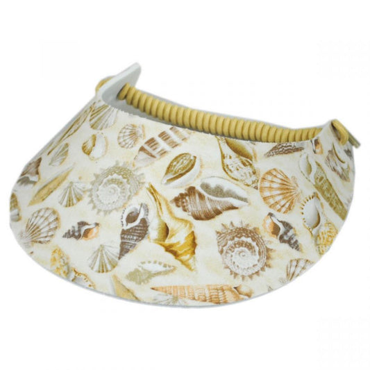 The Incredible Sunvisor | Springlace Shells Sunvisor | 196357 | lead | SAND