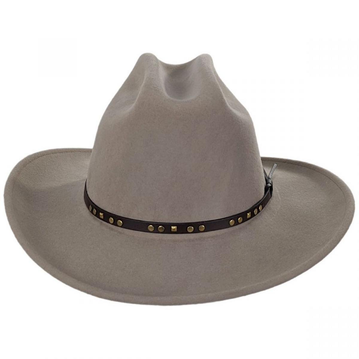 Bailey Western | Chisolm Wool Litefelt Cattlemen Western Hat | 130028 | front | PUTTY