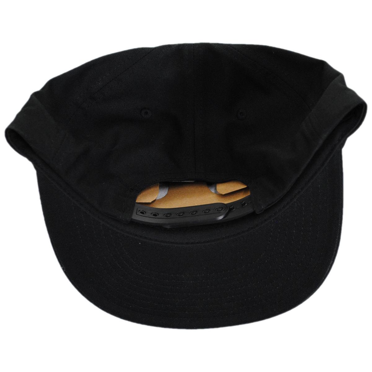 BRIXTON HATS | Telford Cotton HP Snapback Baseball Cap | 201875 | under | BLACK