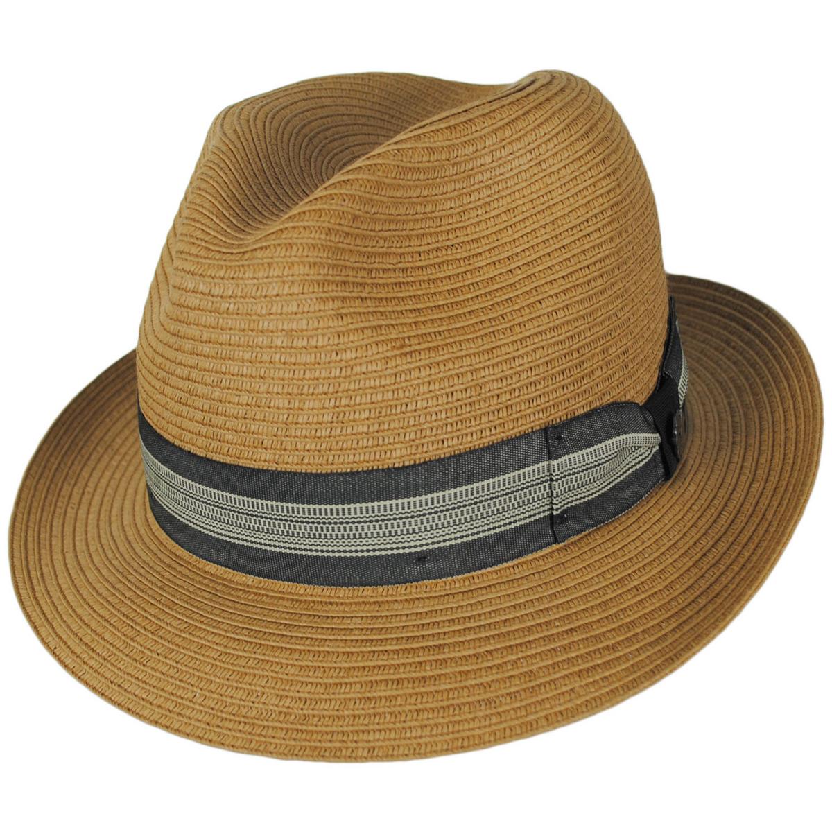 Bigalli | Swing Toyo Braid Fedora Hat | 129250 | lead | BEIGE